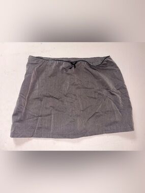 SHEIN Women's Gray Mini Skort with Black Trim size 0XL